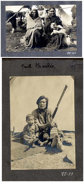A Pair Of Outdoor Native American Images