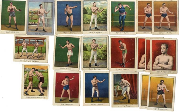1910 - Cigarette Boxing Cards