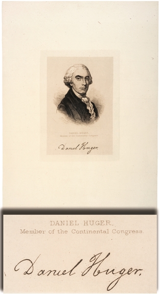 Max Rosenthal Engraving of Daniel Huger