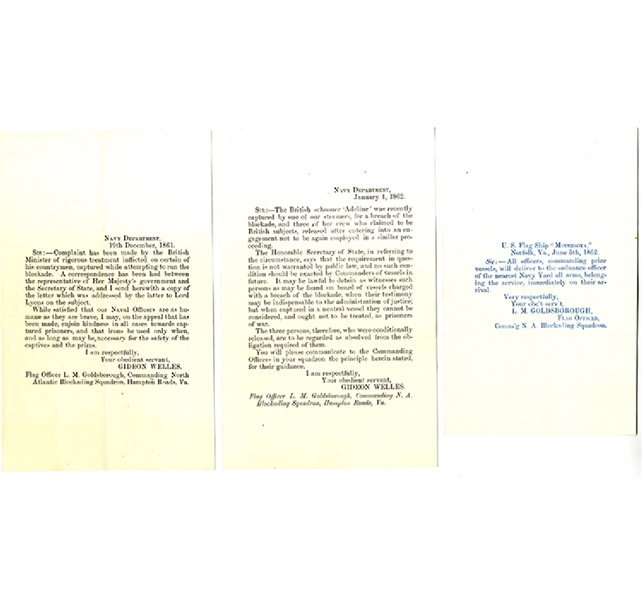 Official Printed Naval Communications Regarded Captured Prizes