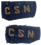 Confederate Navy Insignas