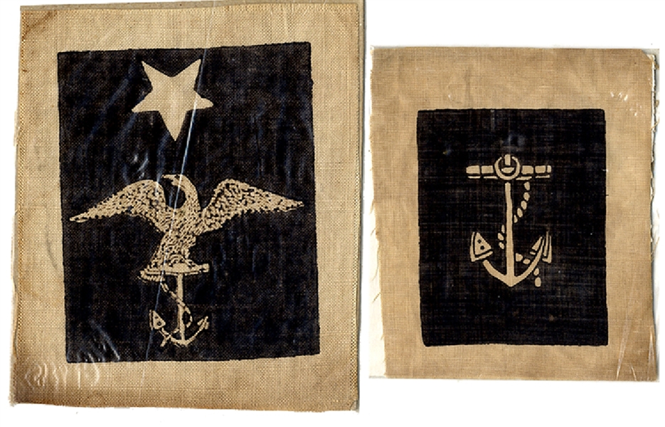 Federal Navy Patches. 