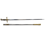 Medical Staff Officers Sword with Scabbard