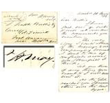 Lincoln Ordered The Maryland Secessionists Arrested - The Maryland Secesionist Are Arrested. This Letter is Written To A Political Prison By A Released Prisoner