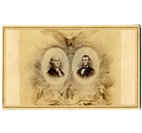 Scarce Image - Washington & Lincoln "The Father" and "The Preserver"