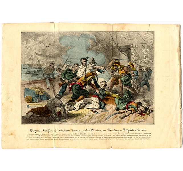 Stephen Decatur - First Barbary War Engraving
