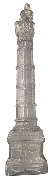 The Place Vendome Column - French, Glass Decanter c.1875