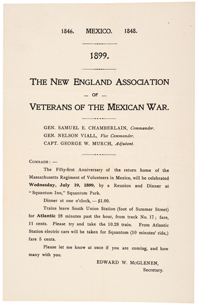 The Reunion of Mexican War Veterans
