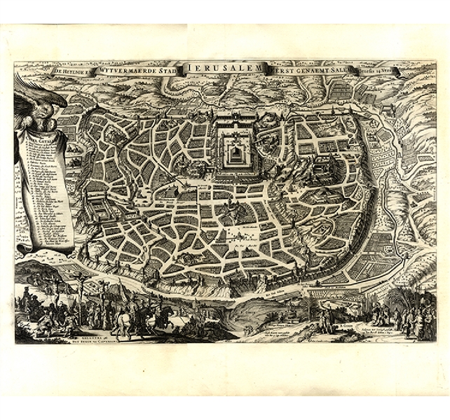 300 Year old Jerusalem Keyed City View