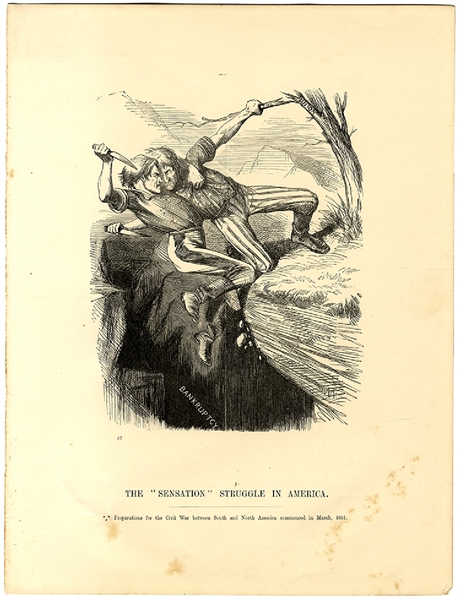 1861 - American Secession Political Cartoon