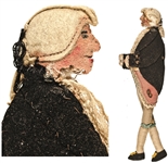 American Handmade Folk Art President George Washington Doll