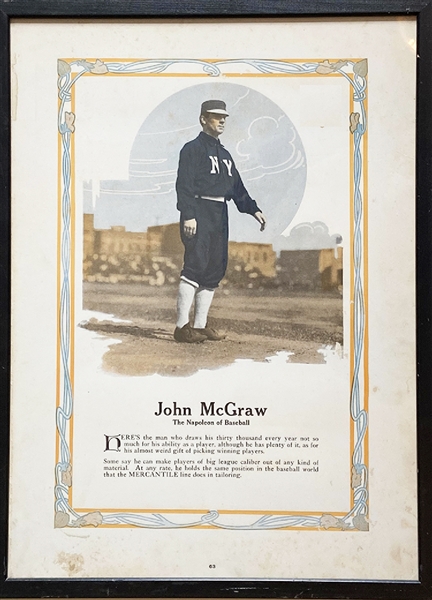 McGraw is widely held to be one of the greatest managers in baseball history.