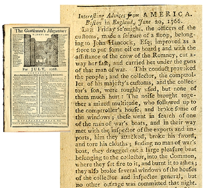 Reporting The Seizure of John Hancocks Sloop - Benjamin Franklin’s Magic Squares Illustrated