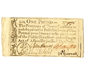North Carolina Currency 1771 pound