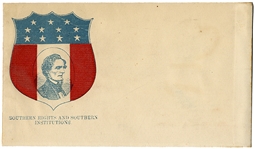 An Early, Patriotic Confederate Printed Envelope