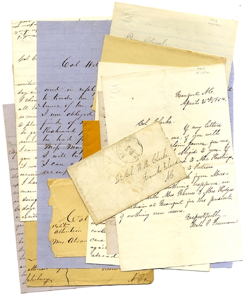 North Carolina Locals Write To Col. Clark, 85th New York Volunteers In 1864. 