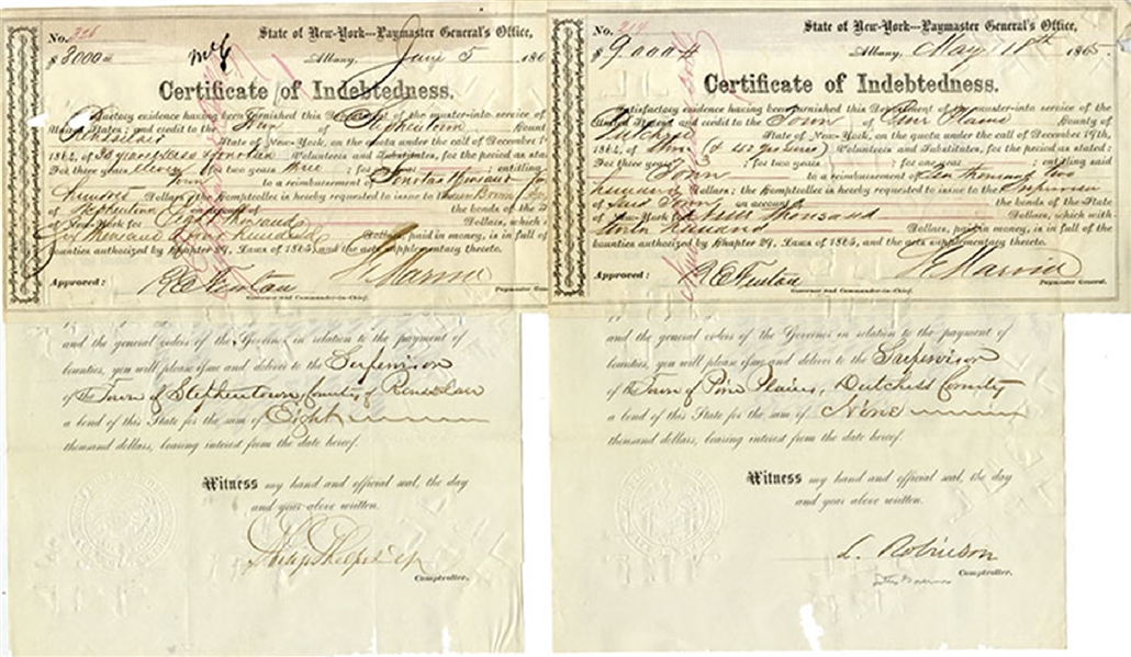 Certificates Call for Paying Enlisted Men