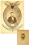 Large Format Mount Albumen - The First Photo Of President Lincoln,