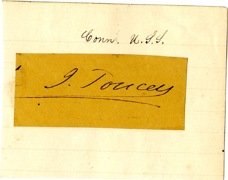 James Buchanan Appointed Toucey to the U.S. Secretary of the Navy - 1857