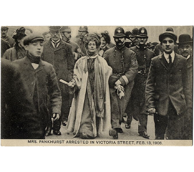 Famous British Suffragette Arrested