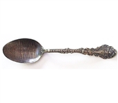 A Sterling Spoon with Mormon Motifs 