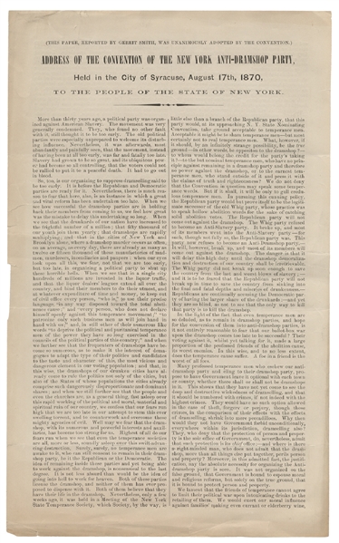 An 1870 Temperance Document