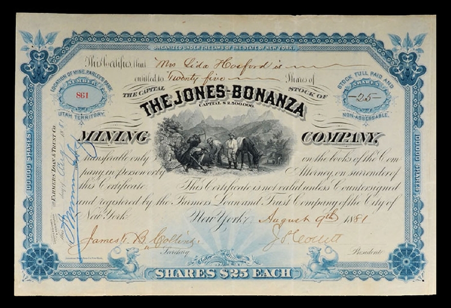 The Jones-Bonanza Mining Company