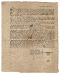 Broadside, An Election “Which At This Time Agitates Our Distracted State”