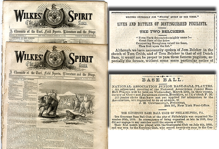 1861 Sporting Newspapers