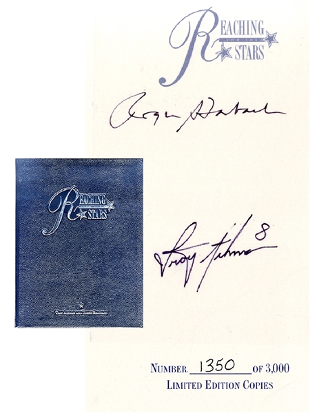 Dallas Cowboys Book, Written and Signed By Troy Aikman & Roger Staubach