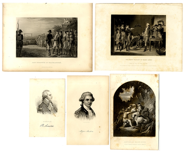 British Spy Major John Andre Engraving Collection 