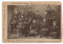 Young Ladies’ Base Ball Club No. 1 Cabinet Photo