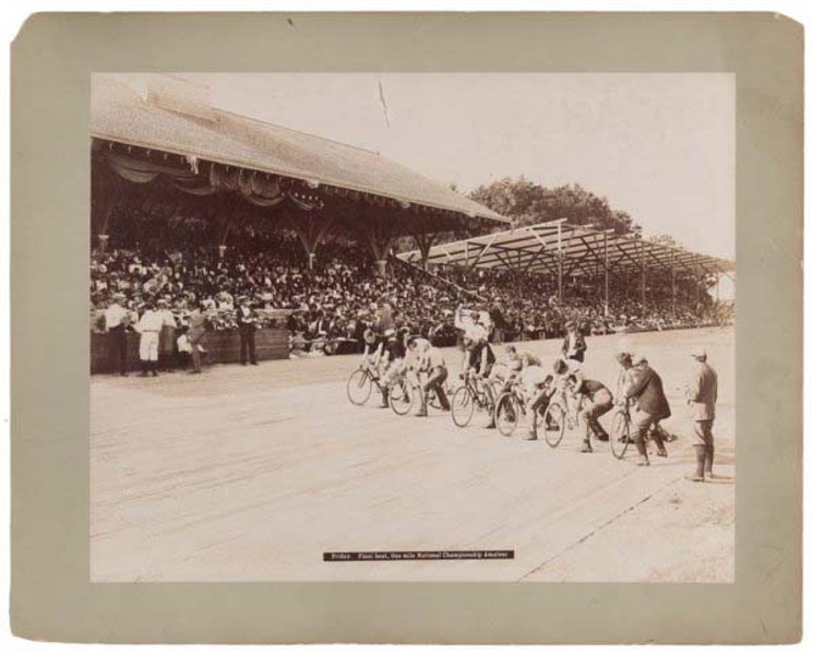 Bicycle Race At Willow Grove Park, C. 1890’s