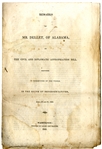 A Speech Highlighting Martin van Burens Hypocrisy Against Slavery in 1840 