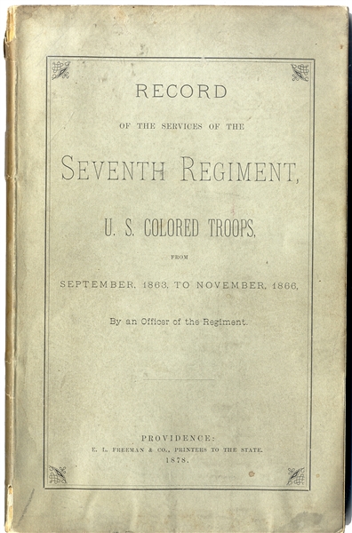 An Important History of The USCT 1863-68.