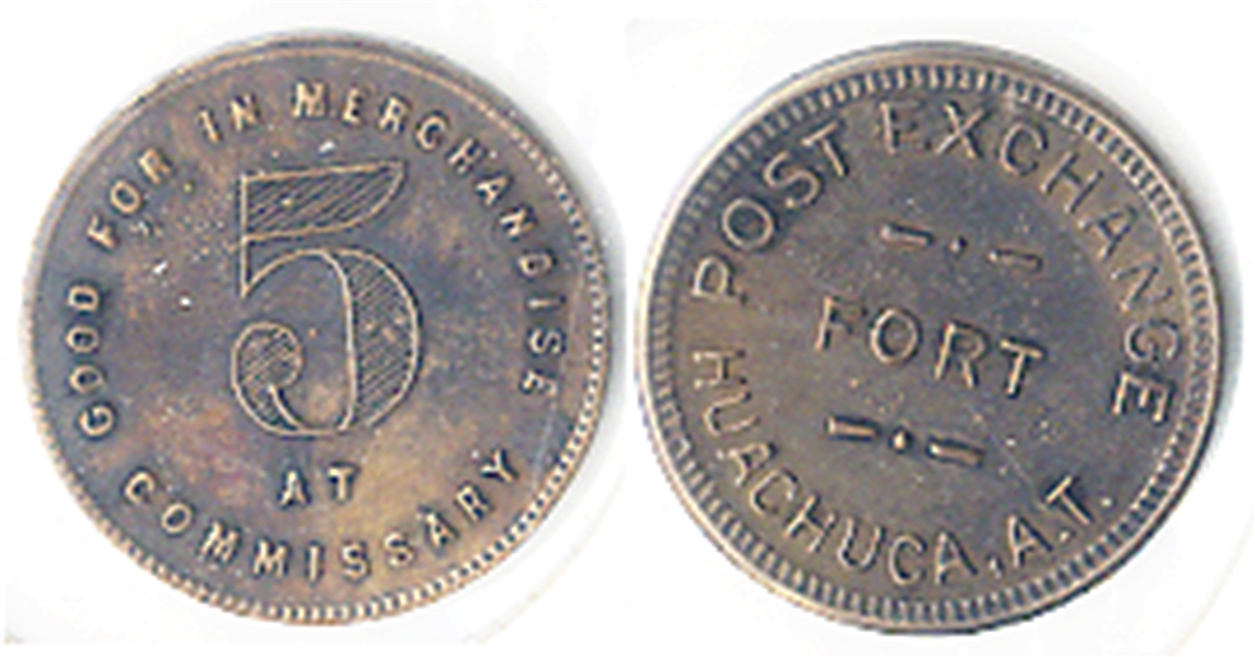 Trade Token for Fort Huachuca, Home of Buffalo Soldiers 