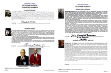 Three Tuskeegee Airman Signatures