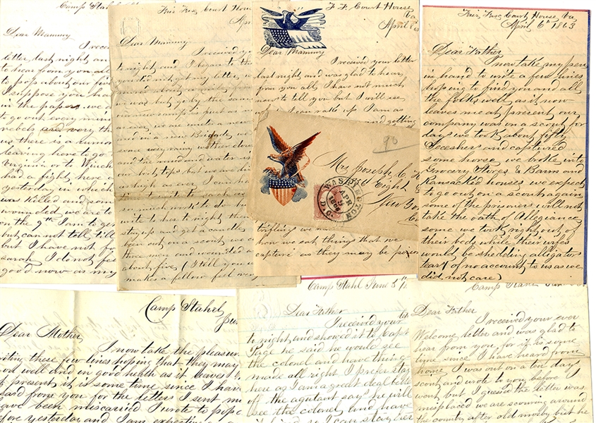 Large Letter Archive of a Twice Captured Union Soldier