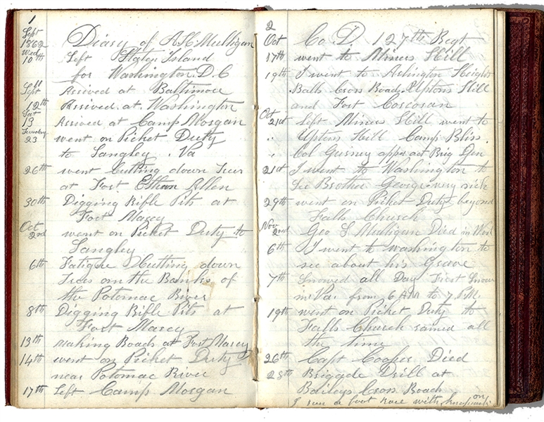 Important Diary from the 127th New York Infantry – The Siege for Fort Sumter in 1864!
