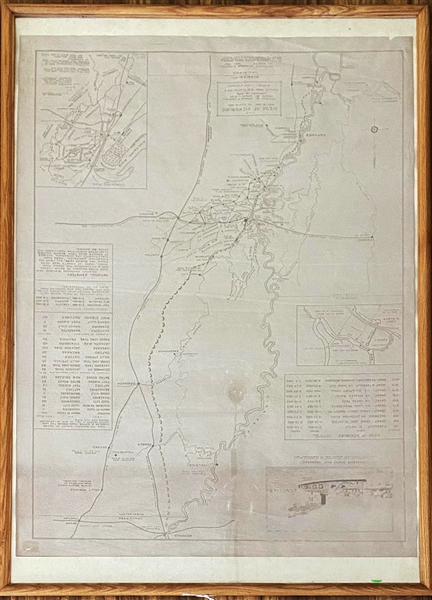 A Siege of Vicksburg Map With History