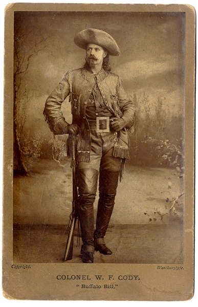 Unique Woodburytype Image Of Buffalo Bill