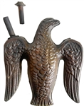 EAGLE FORM POLITICAL PARADE TORCH FROM THE 1860 LINCOLN CAMPAIGN