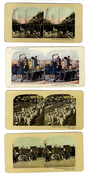 Stereograph Collection of Russo-Japanese Military Scenes 