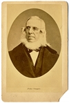 “PETER COOPER” 1876 GREENBACK PARTY PRESIDENTIAL CANDIDATE CABINET CARD