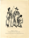 The Political Cartoon Predicts American Civil War Over Slavery