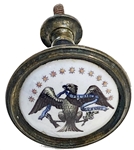 Period Patriotic Eagle Ceramic Draw Pull
