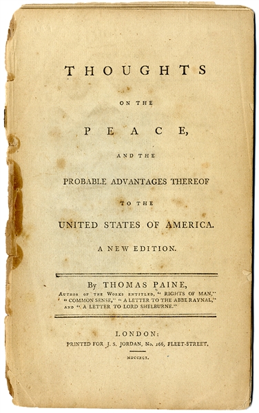 Thomas Paine Pamphlet