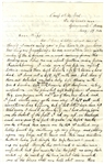 THE BATTLE OF SPOTSYLVANIA COURT HOUSE – TWO LEGAL SIZE PAGES IN INK