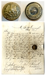 Extraordinary - The Button That Was Used To Smuggle a Letter Out of Libby Prison