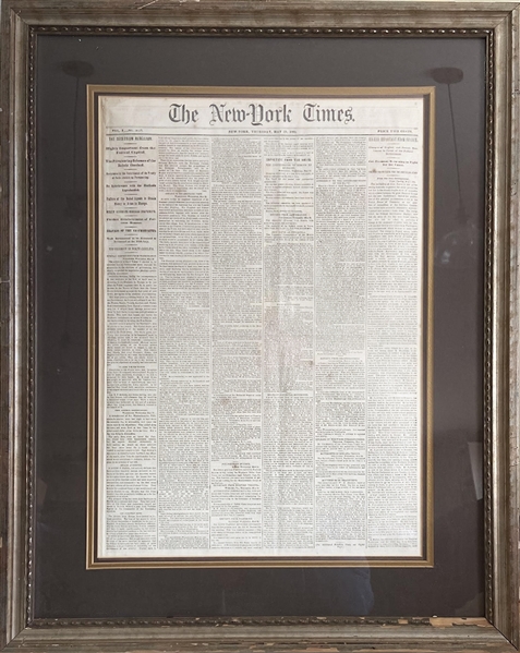 1861 News Reports